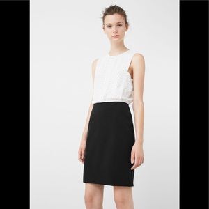 Mango contrasting dress